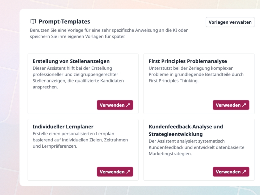 hermine.ai Chat Prompt Templates