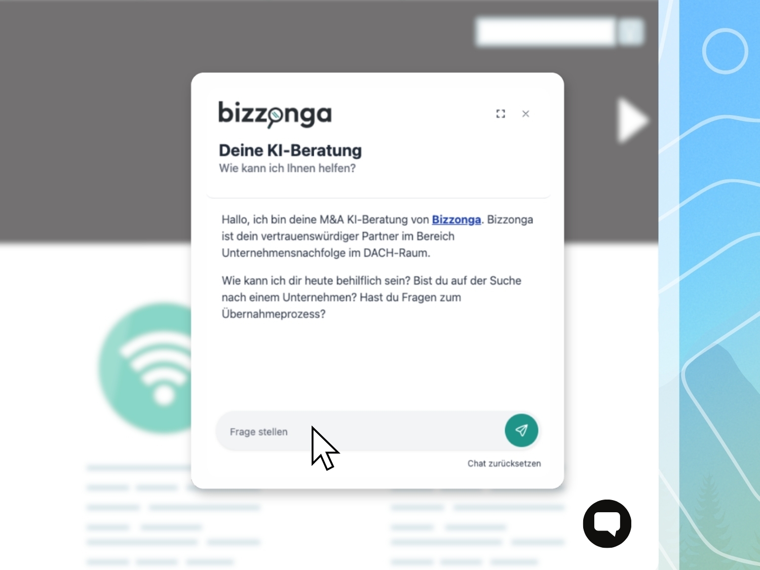 hermine.ai Chat Widget